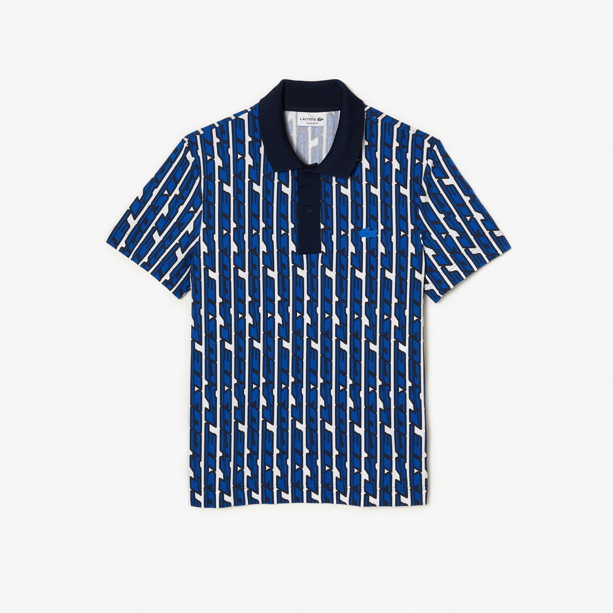 Εικόνα της Ανδρική Lacoste Movement Polo Μπλούζα Two-Tone Printed
