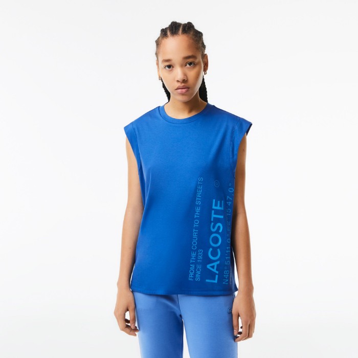 Εικόνα της Γυναικείο SPORT Branded Coordinate T-Shirt Loose Fit 