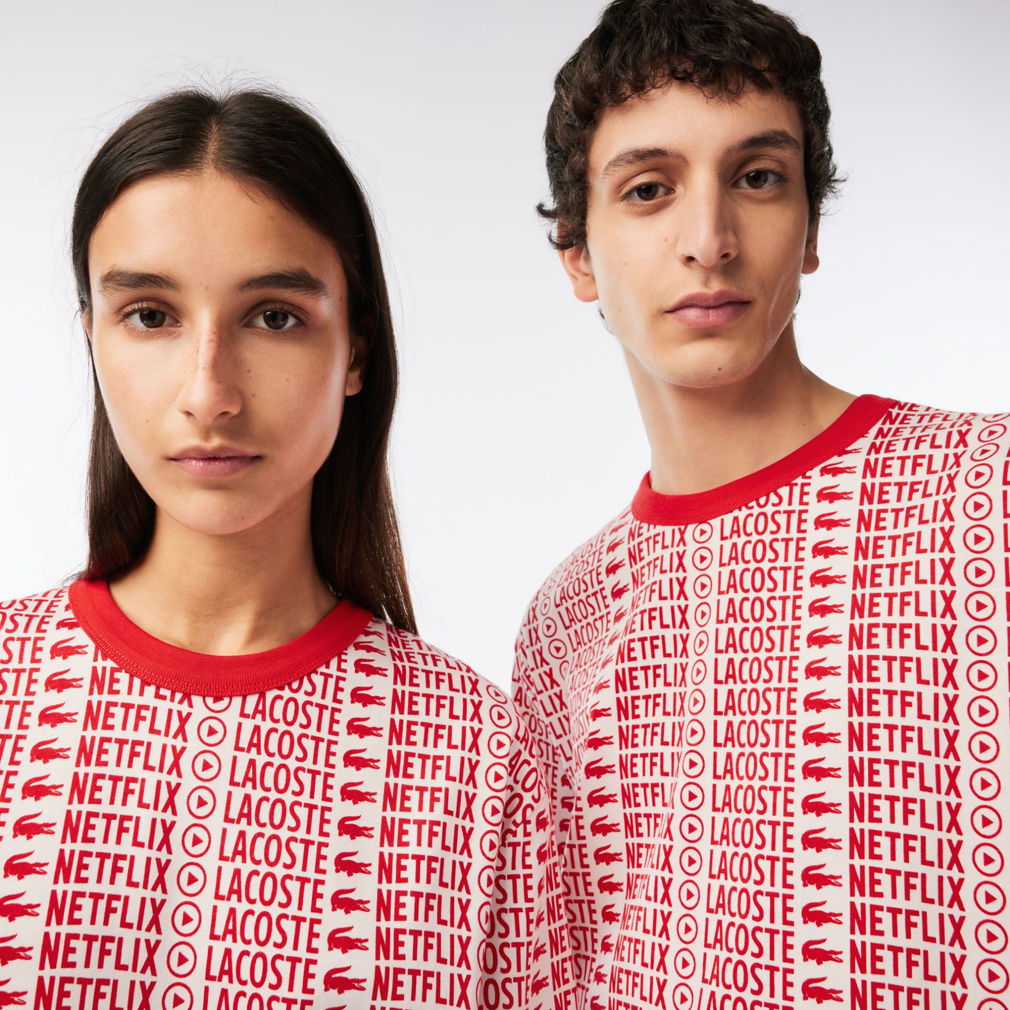 Εικόνα της Unisex Lacoste x Netflix Printed T-Shirt Loose Fit