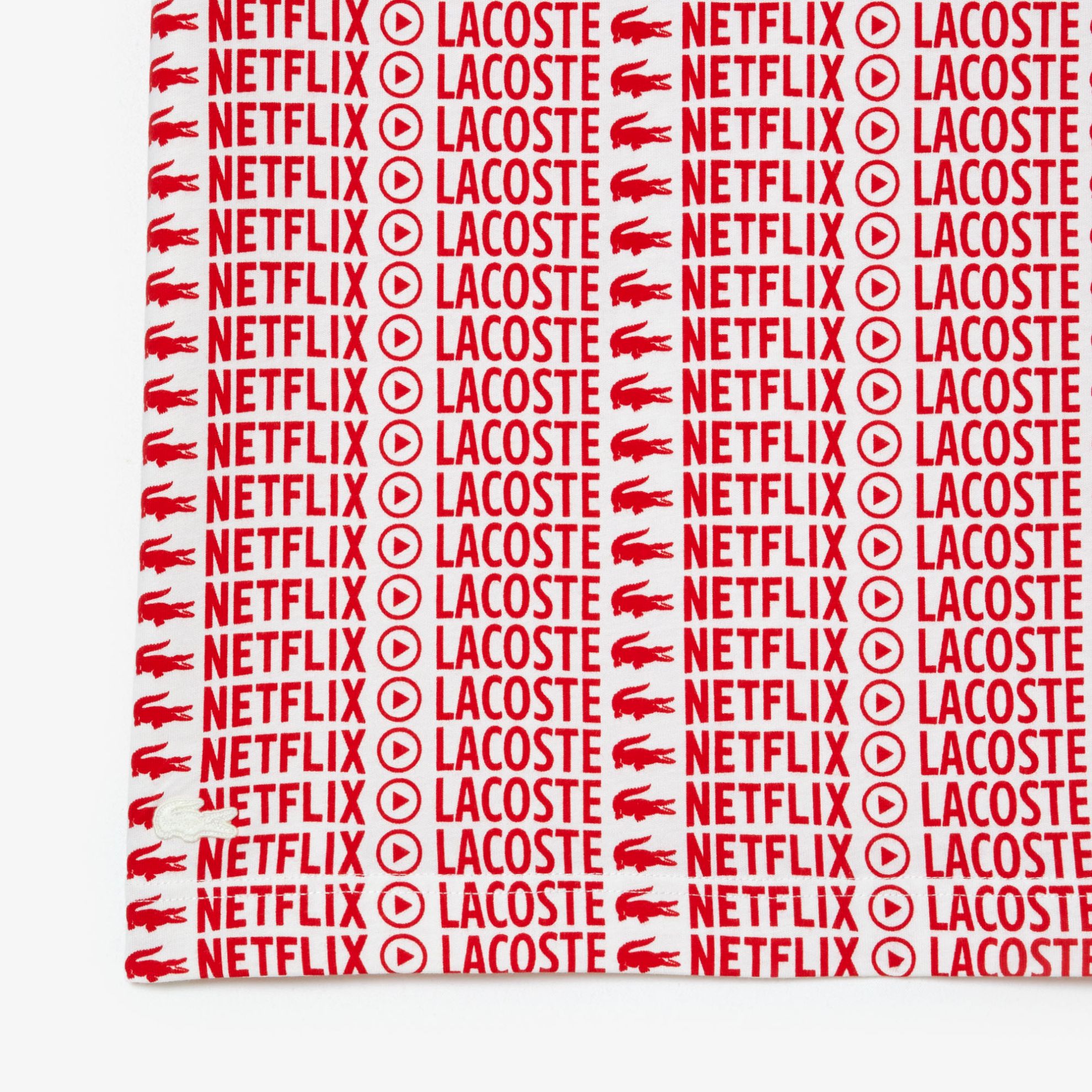 Εικόνα της Unisex Lacoste x Netflix Printed T-Shirt Loose Fit