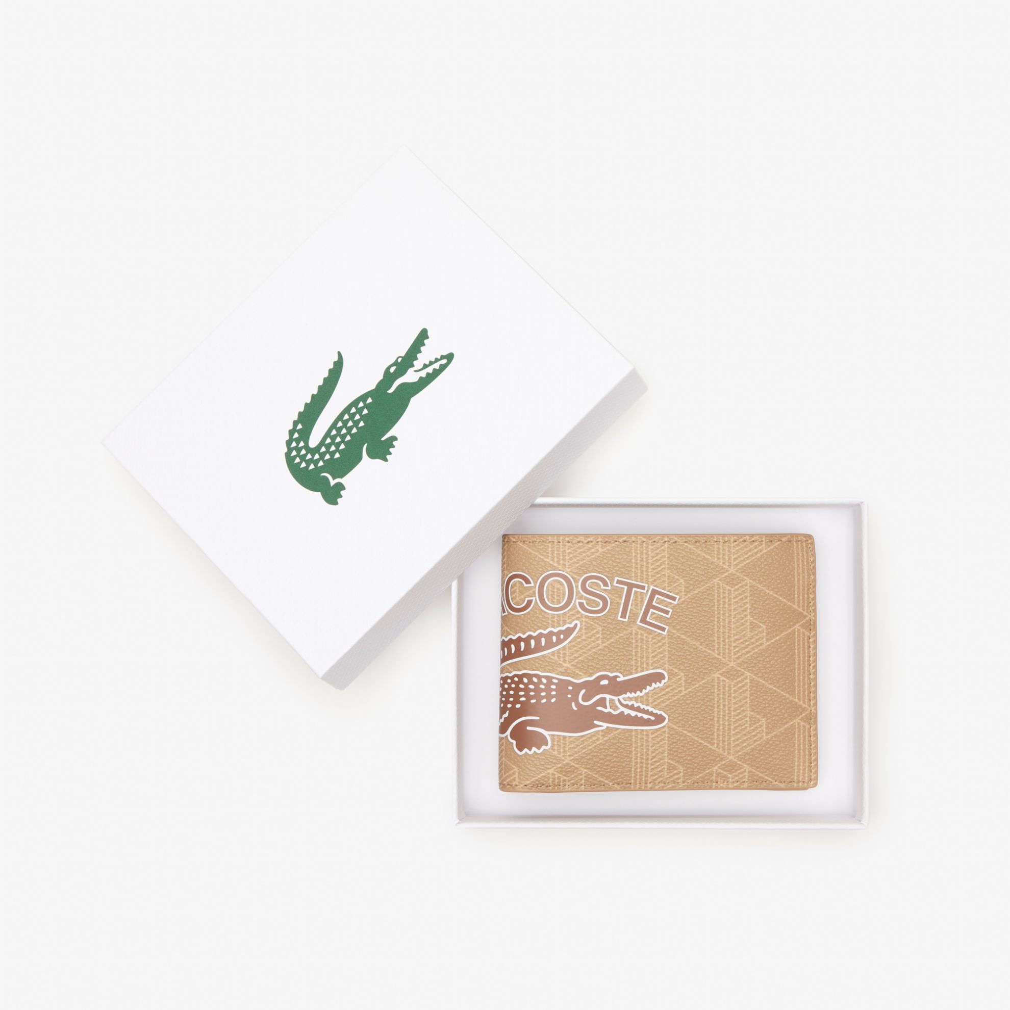 Εικόνα της Ανδρικό The Blend Monogram Print Folding Πορτοφόλι