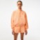 Εικόνα της Γυναικείο Oversize High Neck Fleece Φούτερ με Φερμουάρ