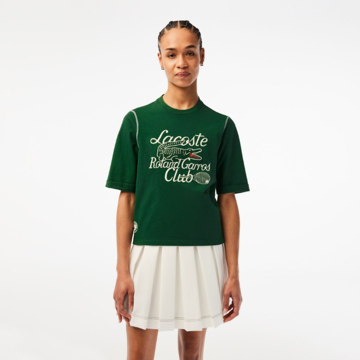 Εικόνα της Γυναικείο Lacoste Sport Roland Garros Edition Jersey T-shirt