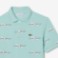 Εικόνα της Παιδική Lacoste Printed Polo Μπλούζα από Οργανικό Βαμβάκι