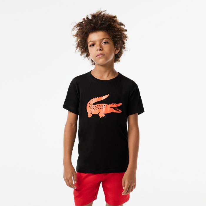 Εικόνα της Παιδικό Lacoste SPORT Tennis Technical Jersey Oversized Croc T-shirt