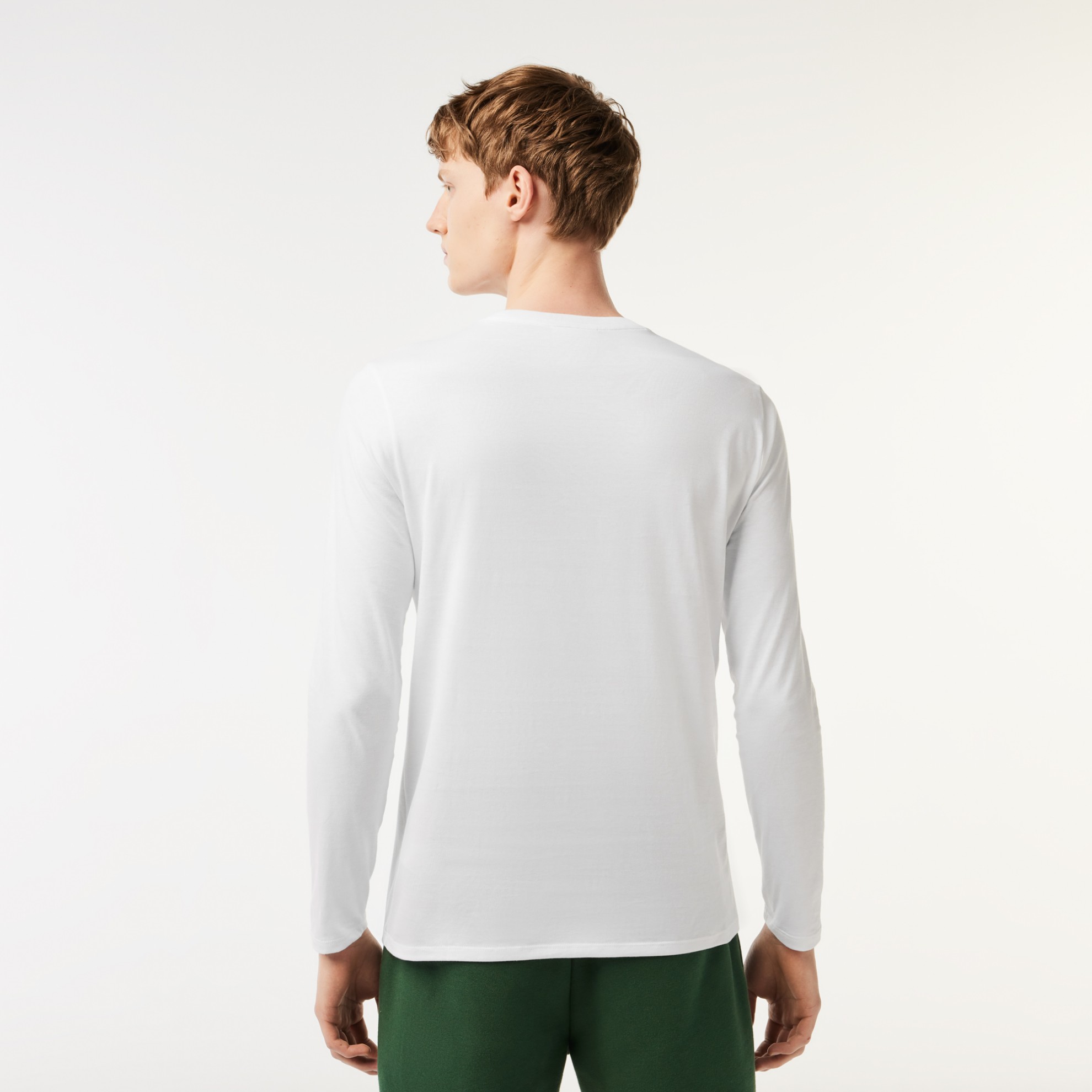 Εικόνα της Ανδρικό Μακρυμάνικο Pima Cotton T-shirt με Λαιμόκοψη