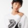 Εικόνα της Ανδρικό T-shirt με René Lacoste print Loose fit