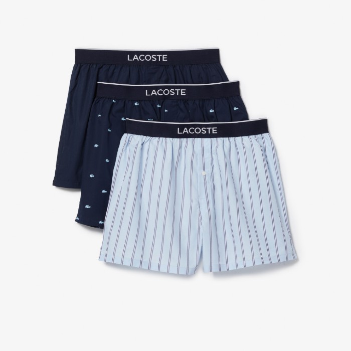 Εικόνα της Ανδρικά Lacoste 3-Pack Cotton Poplin Boxers