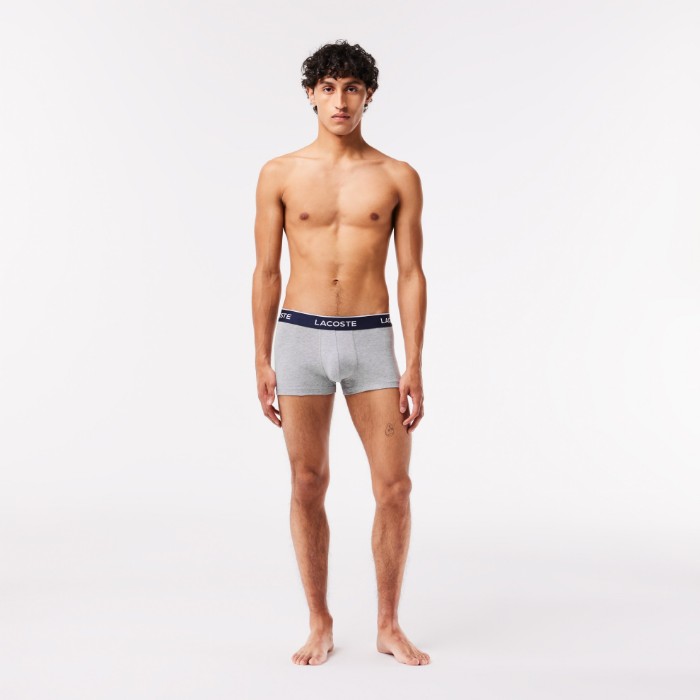 Εικόνα της Ανδρικά 3-Pack Casual Μονόχρωμα Trunks