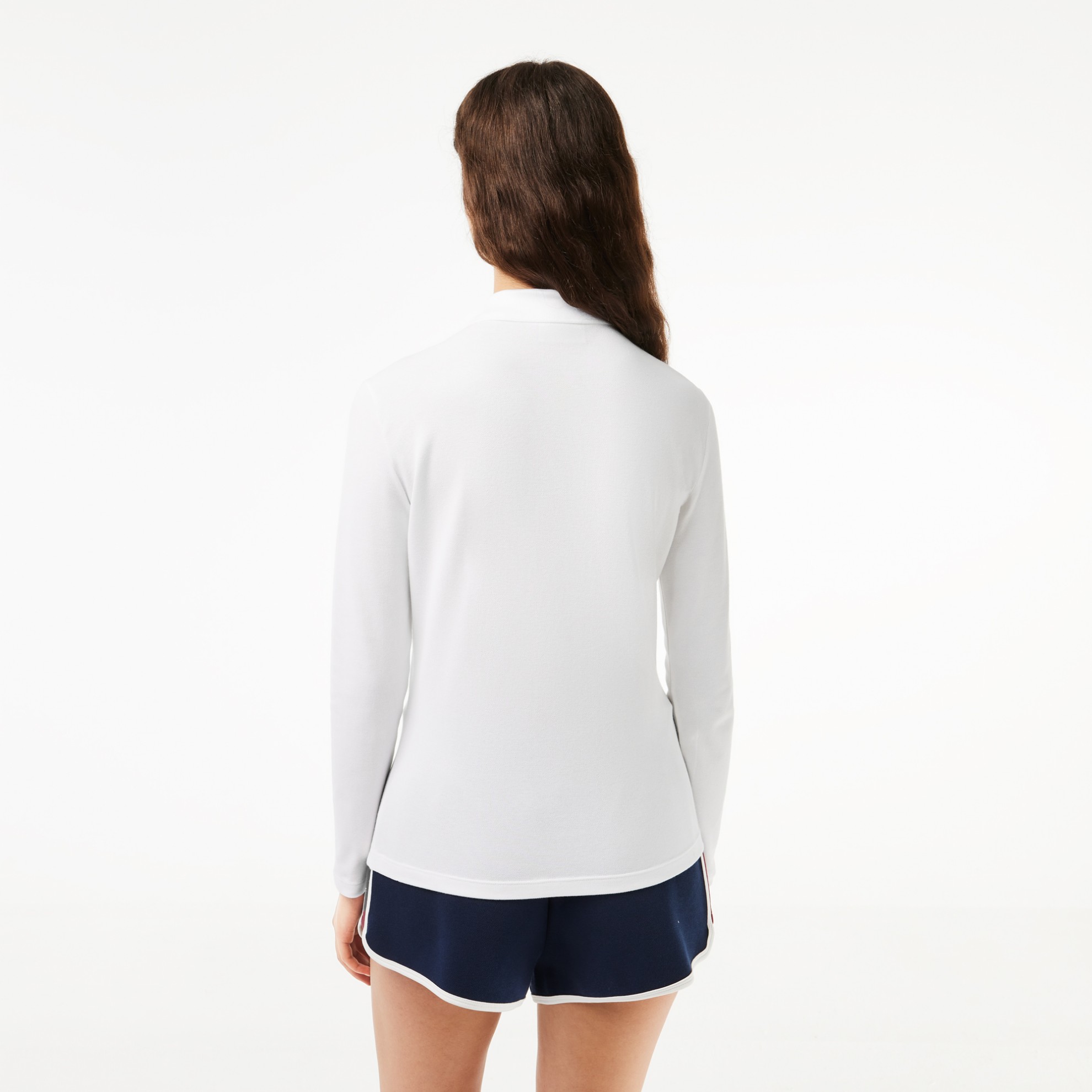 Εικόνα της Γυναικεία Stretch Piqué Lacoste Polo Μπλούζα Slim fit 