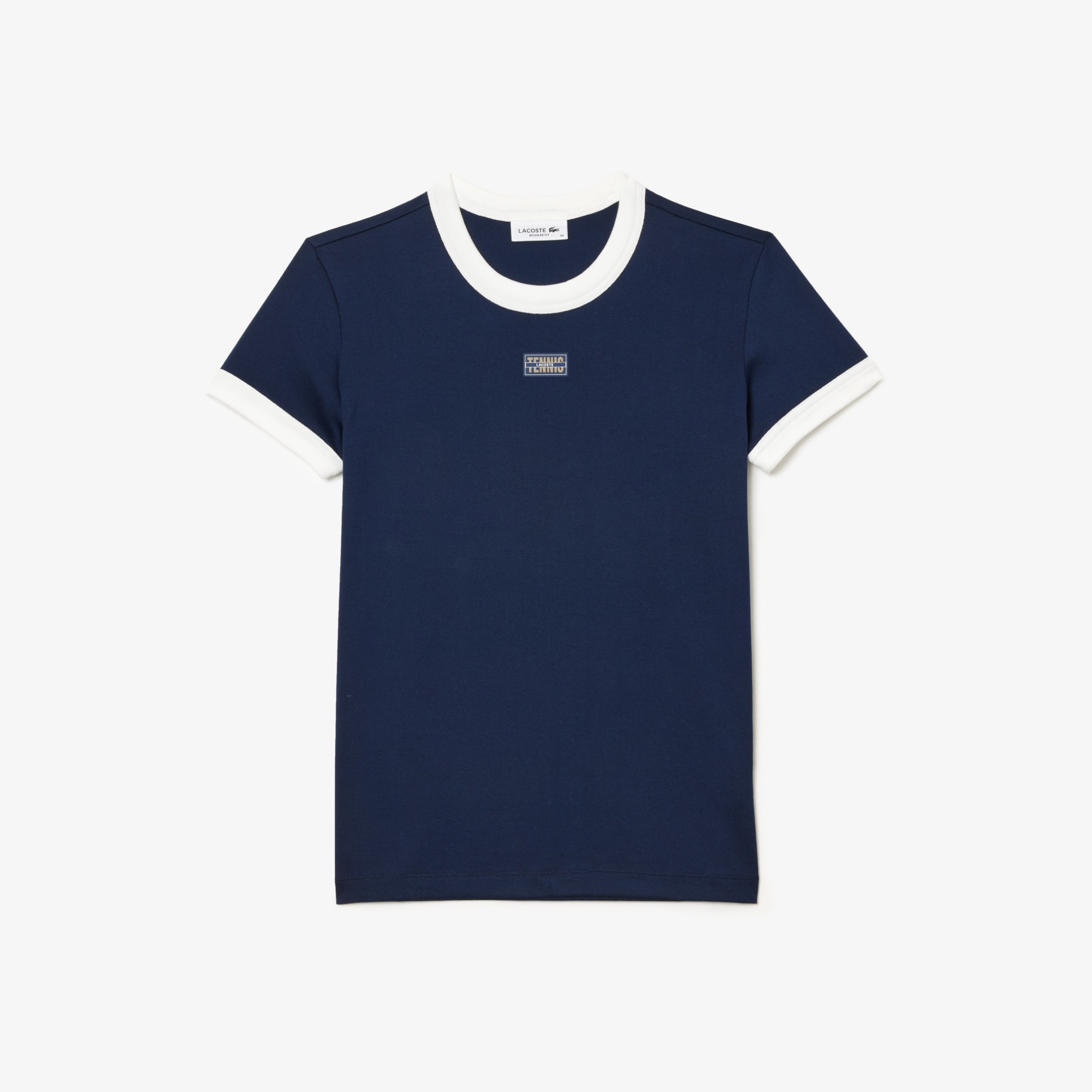 Εικόνα της Γυναικείο Tennis Badge Βαμβακερό T-shirt Slim Fit 