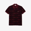 Original L.12.12 Two Tone Badge Print Polo Μπλούζα