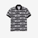 Original L.12.12 Two Tone Badge Print Polo Μπλούζα