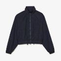 Γυναικείο Zipped Nylon Sportsuit Jacket με Κουκουλα