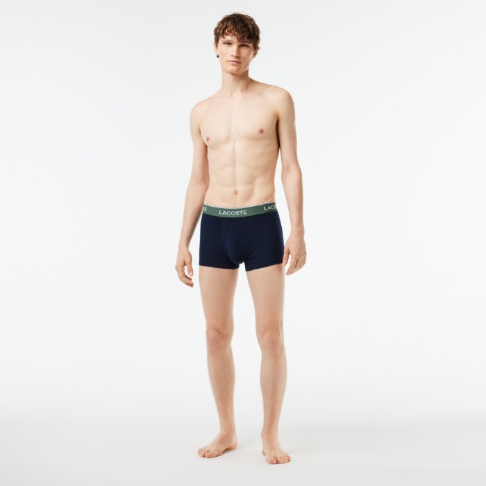 Εικόνα της Ανδρικά 3-Pack Navy Casual Trunks