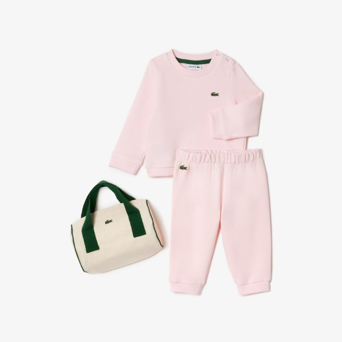 Εικόνα της Βρεφικό Lacoste Jogger Set από Οργανικό Βαμβάκι