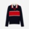 Εικόνα της Γυναικείο Made in France Contrast Polo Neck Πουλόβερ