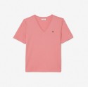 Γυναικείο Soft Cotton Jersey V Neck T-shirt Relaxed Fit