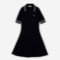 Γυναικείο Flared Seamless 3D Flat Ribbed Polo Φόρεμα-3EF7195|LHHW
