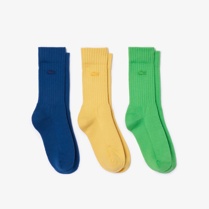Εικόνα της Unisex 3-pack Lacoste Βαμβακερές Κάλτσες