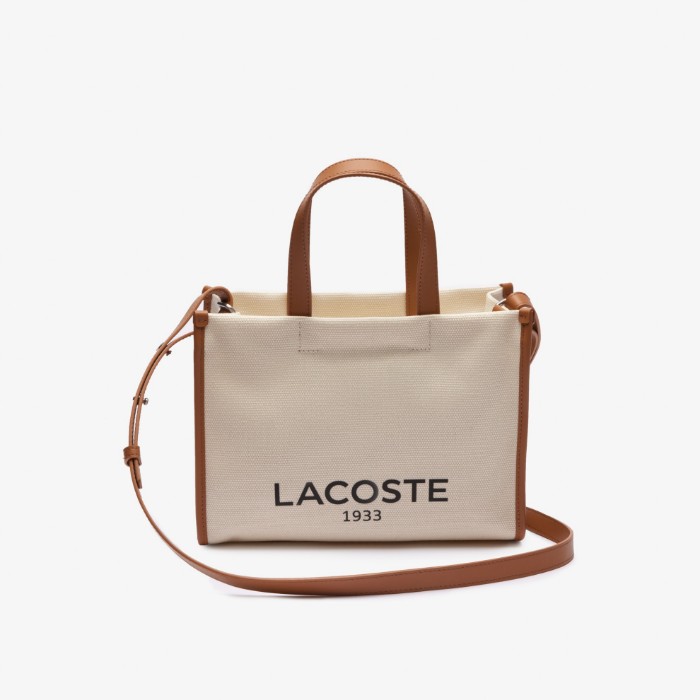 Εικόνα της Γυναικεία Heritage Cotton Canvas Tote Τσάντα