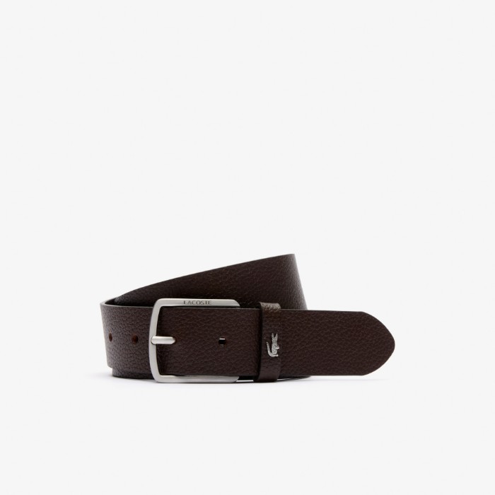 Εικόνα της  Ανδρική Grained Leather Croc Accent Ζώνη