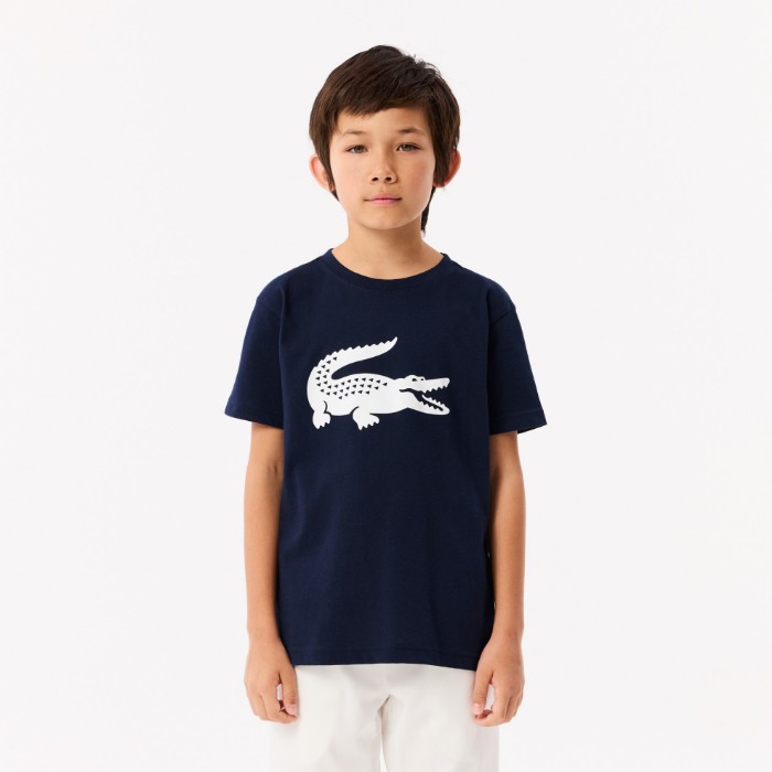 Εικόνα της Παιδικό Lacoste SPORT Tennis Technical Jersey Oversized Croc T-shirt