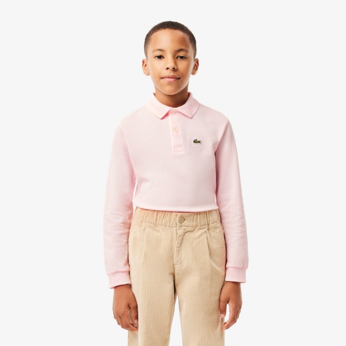 Εικόνα της Παιδική Lacoste Petit Piqué Polo Μπλούζα Regular Fit