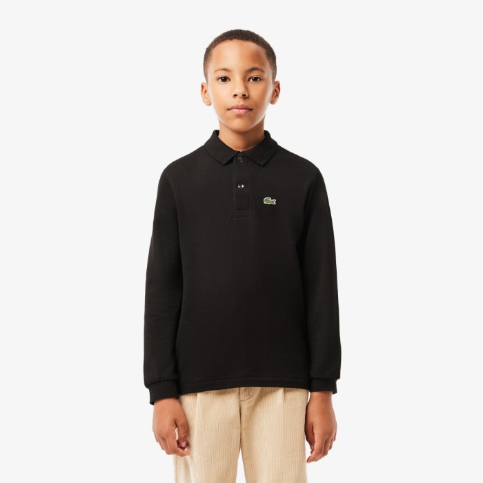 Εικόνα της Παιδική Lacoste Petit Piqué Polo Μπλούζα Regular Fit