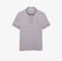 Smart Paris Stretch Cotton Contrast Trim Polo Shirt