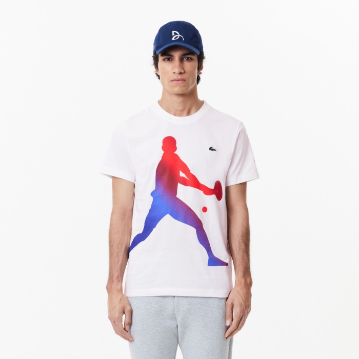 Εικόνα της Lacoste Tennis x Novak Djokovic Set με T-shirt & Καπέλο