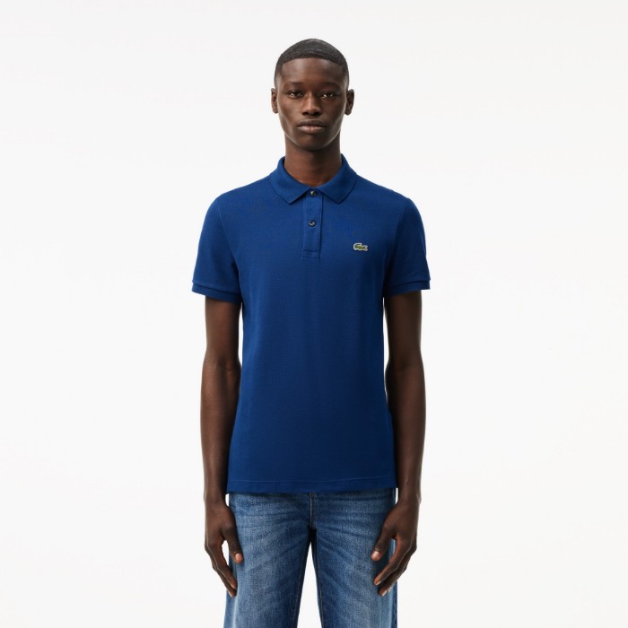 Εικόνα της Ανδρική Polo Μπλούζα Petit Pique Slim Fit