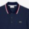 Εικόνα της Ανδρική Stretch Cotton Piqué Contrast Collar Polo Μπλούζα Regular Fit