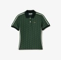 Γυναικείο Monogram Jacquard Polo Μπλούζα Slim Fit 