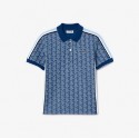 Γυναικείο Monogram Jacquard Polo Μπλούζα Slim Fit 