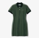 Γυναικείο Monogram Jacquard Polo Φόρεμα Slim Fit 