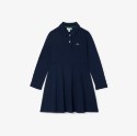 Παιδικο Lacoste Polo Collar Piqué Φόρεμα