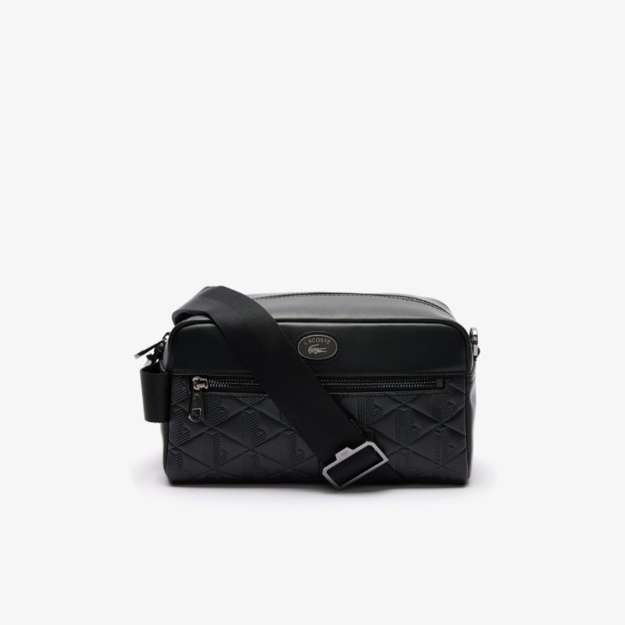 Εικόνα της Ανδρική Monogramme Pouch Purse με Λουράκι