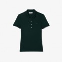 Γυναικεία Stretch Cotton Piqué Polo Μπλούζα Slim Fit