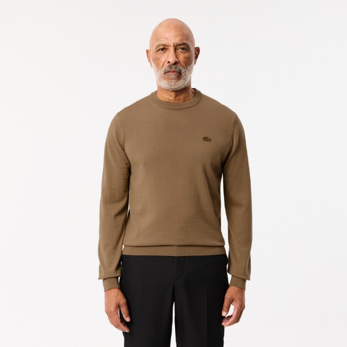 Εικόνα της Ανδρικό Crew Neck Πουλόβερ από Μαλλί Merino