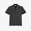 Ανδρική Contrast Collar Monogram Motif Polo Μπλούζα Classic Fit