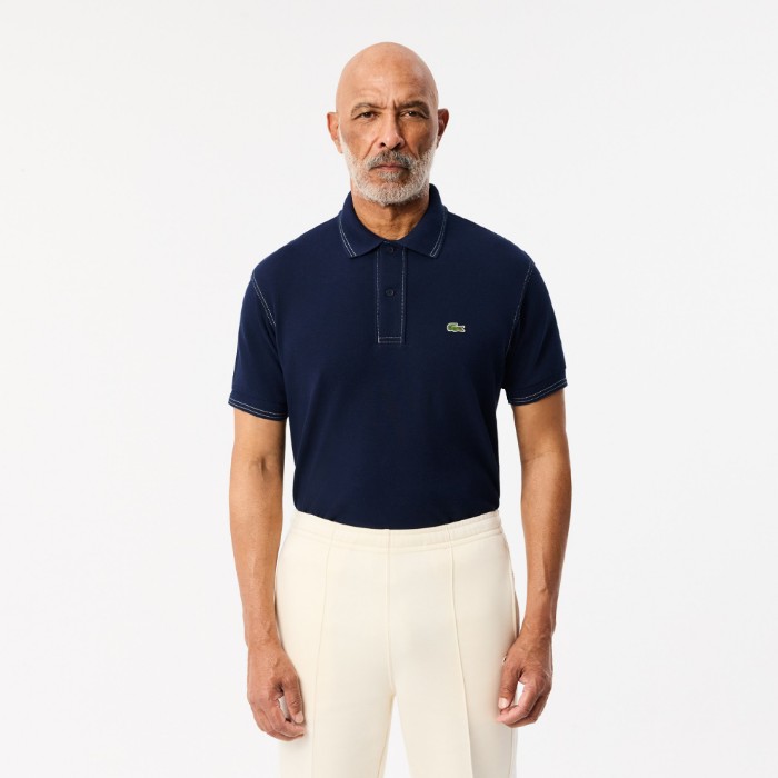 Εικόνα της Ανδρική L.12.12 Heavy Piqué Polo Μπλούζα Classic Fit 