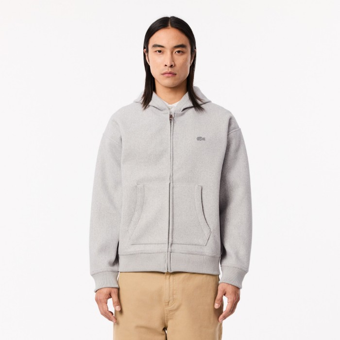 Εικόνα της Ανδρικό Zip-Up Hoodie Φούτερ Loose Fit