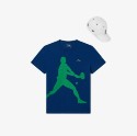 Lacoste Tennis x Novak Djokovic Set με T-shirt & Καπέλο