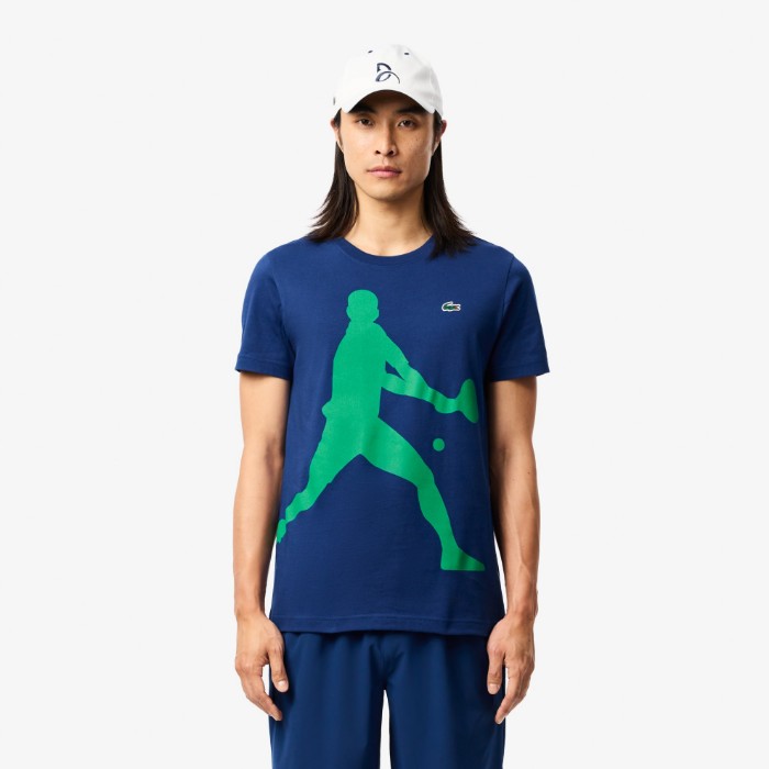 Εικόνα της Lacoste Tennis x Novak Djokovic Set με T-shirt & Καπέλο