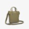 Εικόνα της Γυναικεία L.12.12 Petit Piqué Coated Canvas Mini Tote Τσάντα με Φερμουάρ