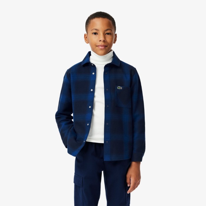 Εικόνα της Παιδικό Plaid Flannel Overshirt