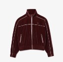 Γυναικείο Oversized Zip-Up Velour Φούτερ