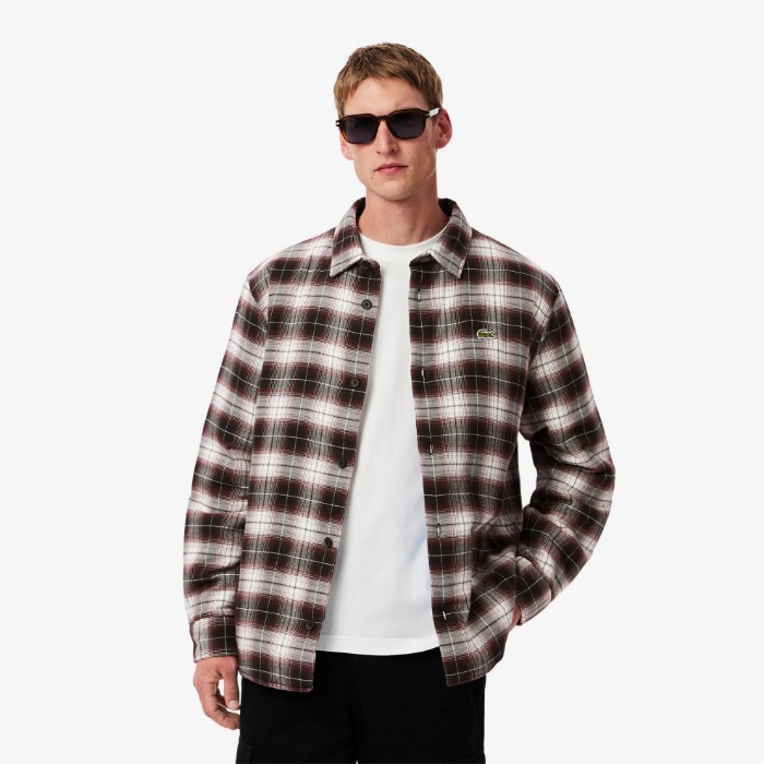 Εικόνα της Ανδρικό Oversized Καρό Overshirt