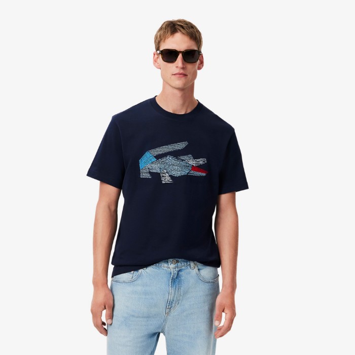 Εικόνα της Ανδρικό Heavy Cotton Crocodile Graphic T-shirt